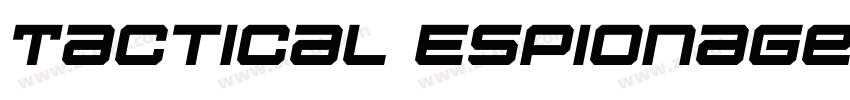 Tactical Espionage A字体转换